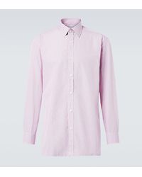 Charvet - Striped Cotton Poplin Shirt - Lyst