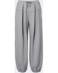 Sportmax - Cotton-Blend Sweatpants - Lyst