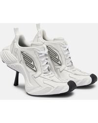 Balenciaga - Monday Leather Sneaker Pumps - Lyst