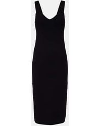 Max Mara - Teak Knitted Midi Dress - Lyst