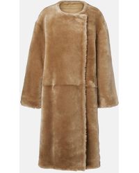 TOTEME - Mantel Aus Shearling - Lyst