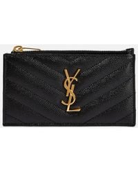 Saint Laurent - Portafoglio Monogram - Lyst