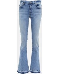 7 For All Mankind - Bootcut Tailorless Mid-rise Jeans - Lyst