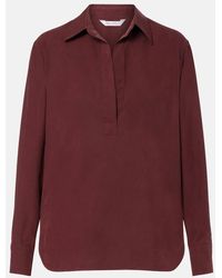 Max Mara - Mirko Silk Crepe Blouse - Lyst