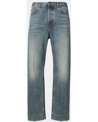 Valentino Garavani - Faded Straight Jeans - Lyst