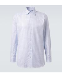 dunhill - Checked Cotton Shirt - Lyst