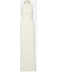 Safiyaa - Robe Holliana Aus Crepe Mit Satin - Lyst