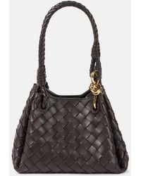 Bottega Veneta - Parachute Small Intrecciato Leather Shoulder Bag - Lyst