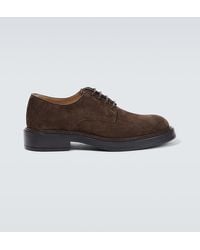 Tod's - Suede Derby Shoes - Lyst