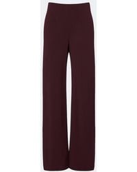 Vince - Colette Crepe Wide-Leg Pants - Lyst