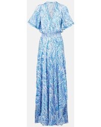 Poupette - Mabelle Printed Maxi Dress - Lyst