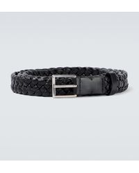 Bottega Veneta - Solo Intrecciato Leather Belt - Lyst