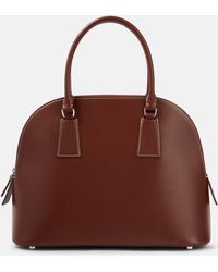 The Row - Nina Small Leather Tote Bag - Lyst