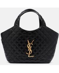 Saint Laurent - Bolso Al Hombro Icare Medium De Piel Acolchada - Lyst
