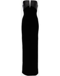Roland Mouret - Strapless Velvet Gown - Lyst
