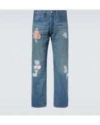 Junya Watanabe - X Levi's Jeans Rectos Con Patchwork - Lyst