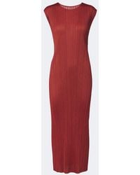 Pleats Please Issey Miyake - Monthly Colors: September Pleated Midi Dress - Lyst