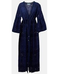 Melissa Odabash - Tallulah Broderie Anglaise Cotton Kaftan - Lyst