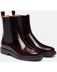 Tod's - Leather Ankle Boots - Lyst