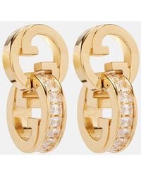 Gucci - Ohrringe Blondie Mit Kristallen - Lyst
