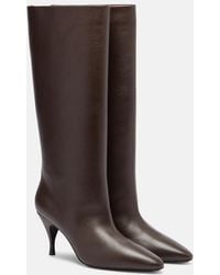 Herbert Levine - Silhouette 80 Leather Knee-High Boots - Lyst