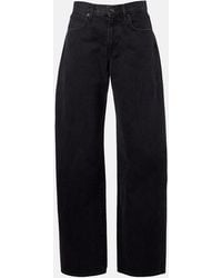 SLVRLAKE Denim - Tess Long High-Rise Barrel-Leg Jeans - Lyst