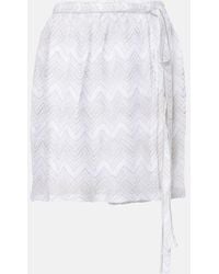 Missoni - Gonna A Portafoglio Con Lame A Zig-Zag - Lyst