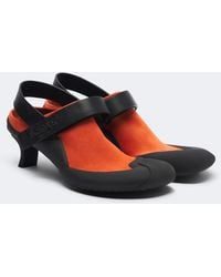 Loewe - Dive Slingback Suede Pumps - Lyst