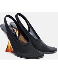 Dries Van Noten - Pumps Slingback Con Zeppa - Lyst