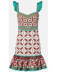 La DoubleJ - Mini Gingerbread Printed Minidress - Lyst