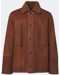 Arma - Rickson Shearling-Trimmed Leather Jacket - Lyst