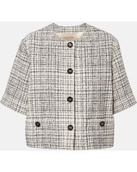 Valentino - Cotton-Blend Tweed Jacket - Lyst