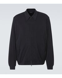 Giorgio Armani - Zip-Up Blouson Jacket - Lyst
