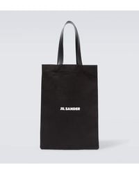 Jil Sander - Tote Bag Aus Canvas - Lyst