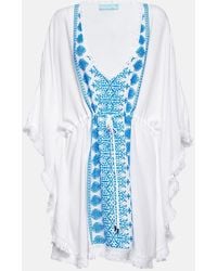 Melissa Odabash - Isabelle Embroidered Minidress - Lyst