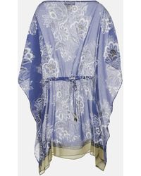Etro - Printed Beach Cover-up - Lyst
