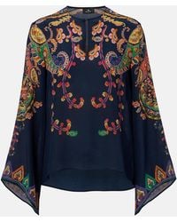 Etro - Paisley Printed Silk Blouse - Lyst