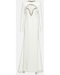 Miss Sohee - Crystal-Embellished Silk Cutout Gown - Lyst