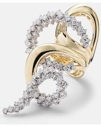 YEPREM - Bague Golden Strada En Or 18 Ct Et Diamants - Lyst