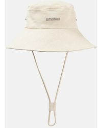 Jacquemus - De-Nimes Linen And Cotton Denim Bucket Hat - Lyst
