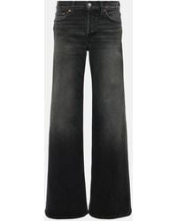 RE/DONE - Mid-Rise Wide-Leg Jeans - Lyst