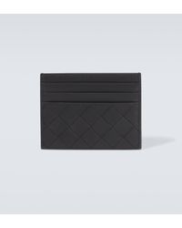 Bottega Veneta - Intrecciato Leather Card Holder - Lyst