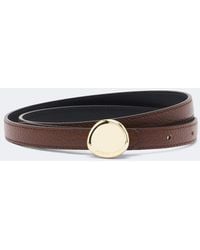 JOSEPH - Arden Reversible Leather Belt - Lyst