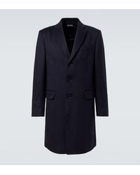 ZEGNA - Wool And Cashmere-Blend Coat - Lyst