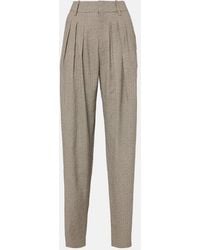 Isabel Marant - Iwena Cotton-Blend Tapered Pants - Lyst