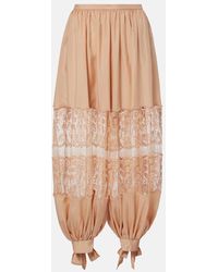 Chloé - Pantaloni A Palazzo - Lyst