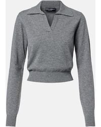 Dolce & Gabbana - Cashmere Polo Sweater - Lyst