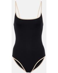 TOTEME - Stripe Edge Swimsuit - Lyst
