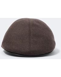 Giorgio Armani - Wool And Cashmere Flat Cap - Lyst