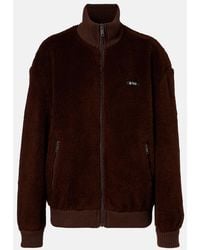 Prada - Wool-Blend Fleece Jacket - Lyst